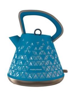 Morphy Richards Prism Pyramid Kettle - Blue
